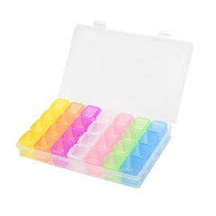 Independent Compartment Storage Box 
28 Slots