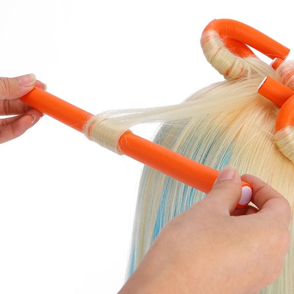 10Pcs Diy Simple Flexible Hair Curling Rod Stick