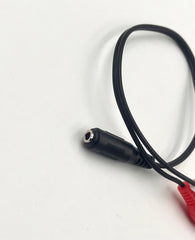 Cable Aux (f) to 2 RCA