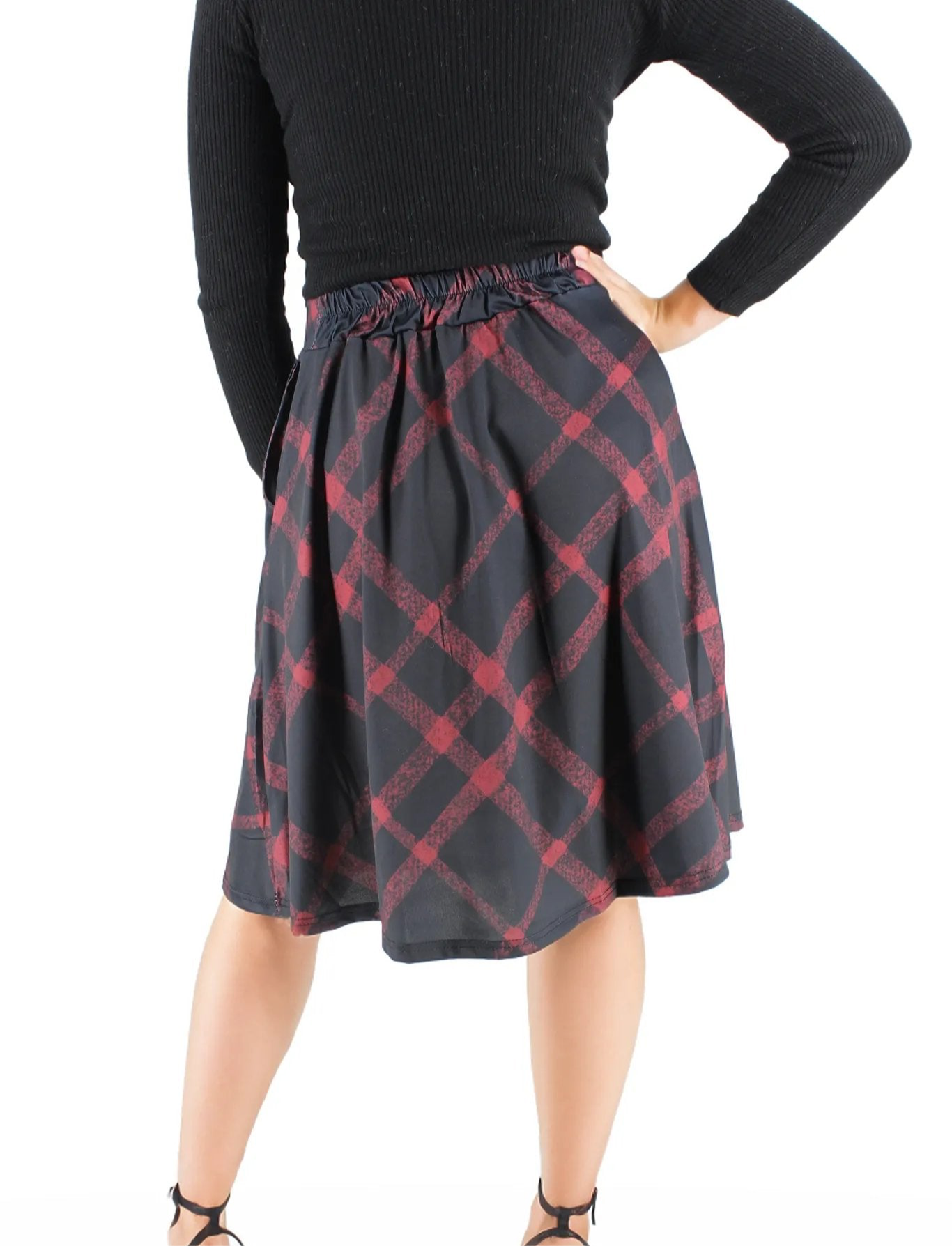 A-Line Knee Length Skirt