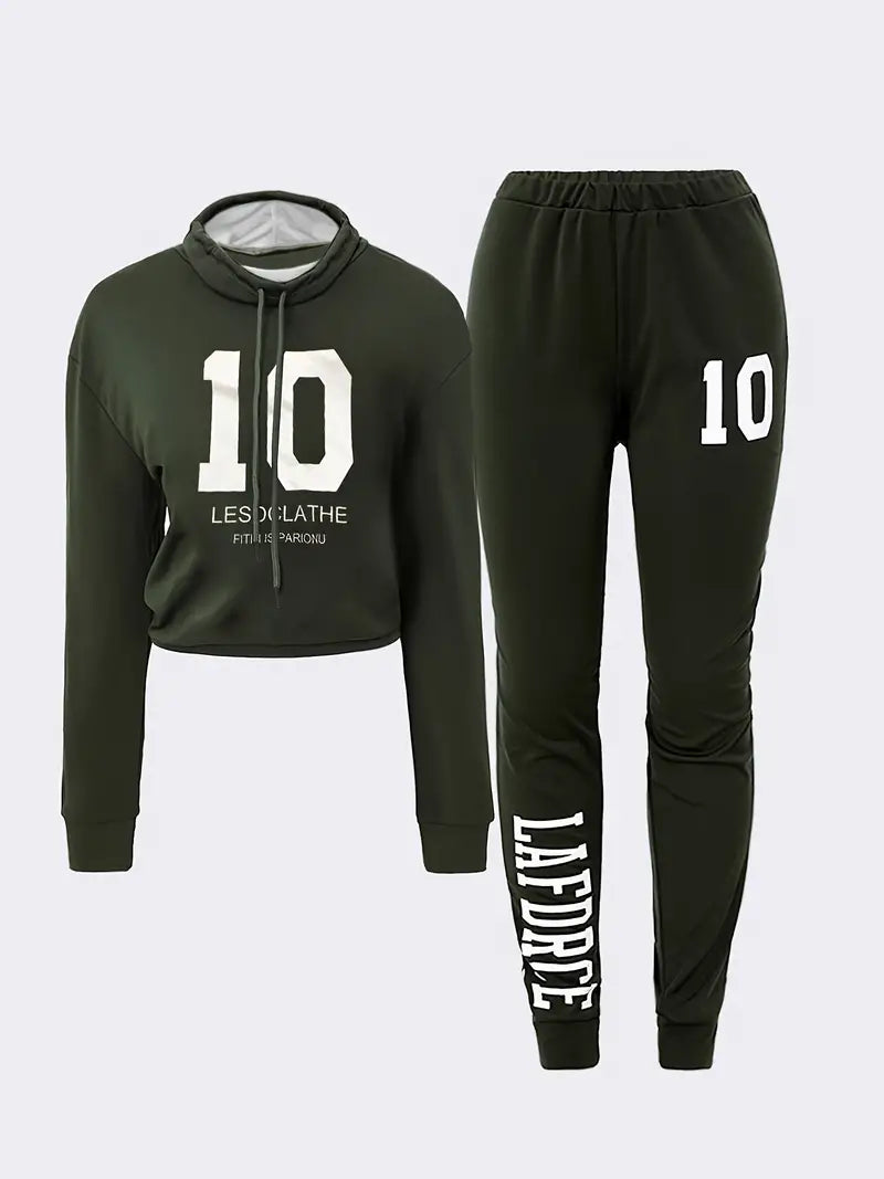 Letter & Number 2pc Tracksuit Set