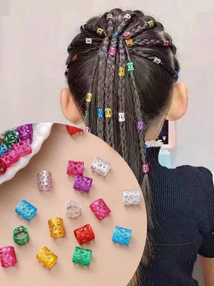 Colourful Adjustable Hair Beads