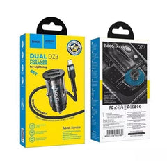 HOCO DZ3 Dual Ported Car Charger Set