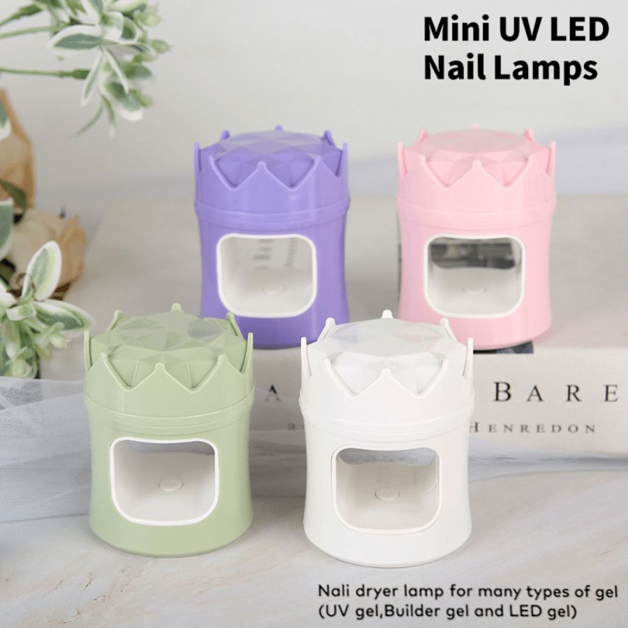 Crown Portable Mini Nail Lamp Compact  UV/LED