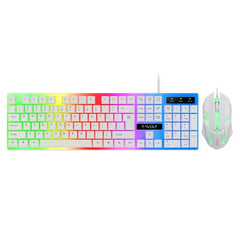 TWolf Rainbow Backlit Game Keyboard and Mouse set TF230