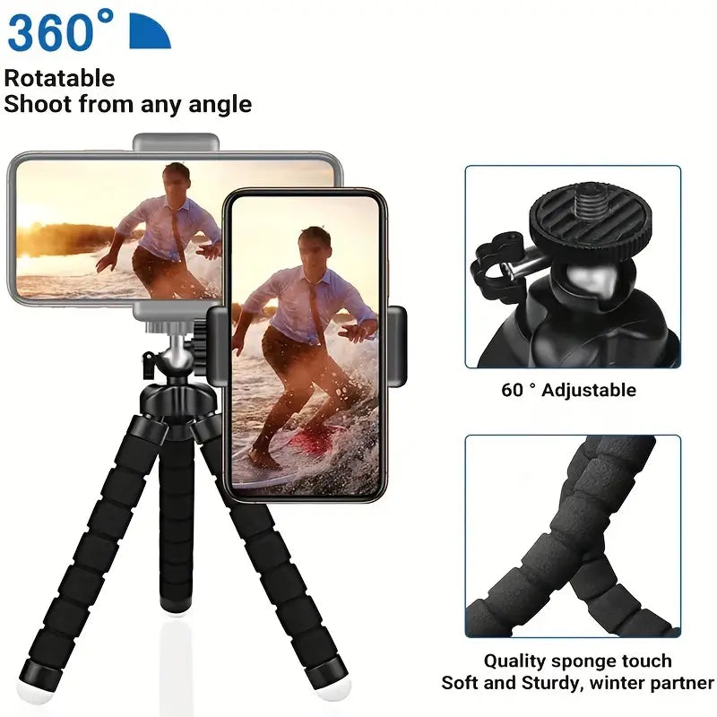 Universal Smartphone Tripod and Adjustable Stand