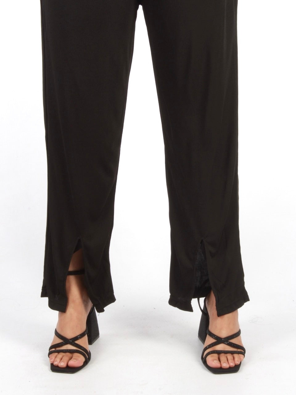 Front Split Straight Cut Thin Pants