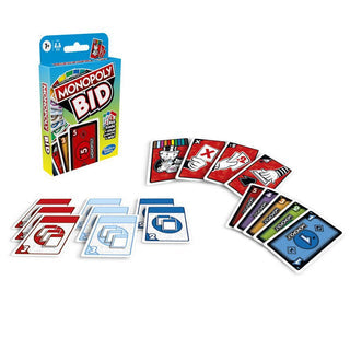 Monopoly Bid Card Game Set