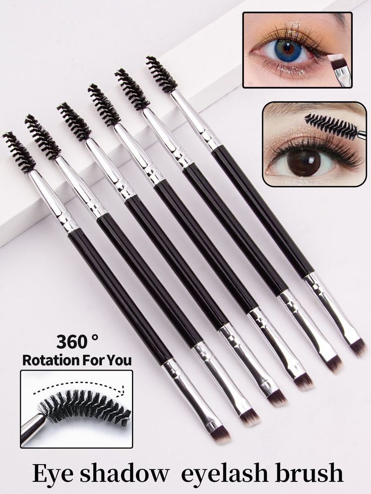 Double-ended Angled Eyebrow brush and Spoolie