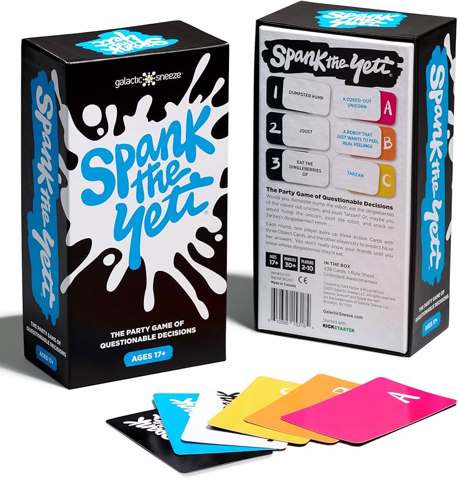 Spank The Yeti: The Party Game of Questionable Decisions (NSFW Adult Party Game)