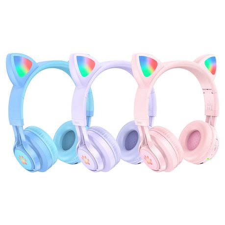 HOCO W39 Kids Cat Ear Wireless Headphones