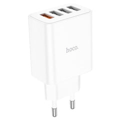 HOCO C102A  Fast USB Adapter 28.5 Watt with 4 Multiple USB Ports