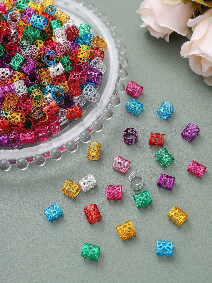 Colourful Adjustable Hair Beads