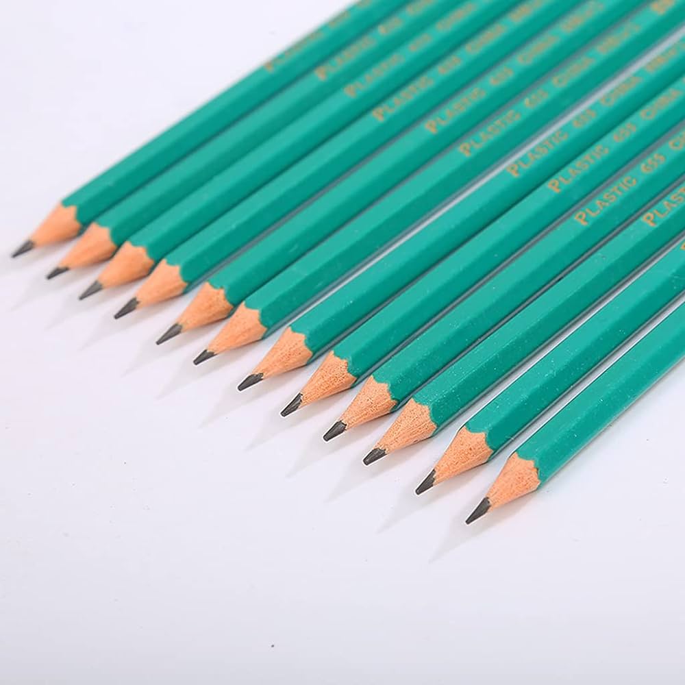 Drawing And Writing 10pc Pencil With Eraser