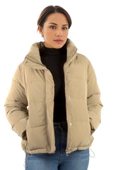 Standard Collar Short Cut Padded Jacket