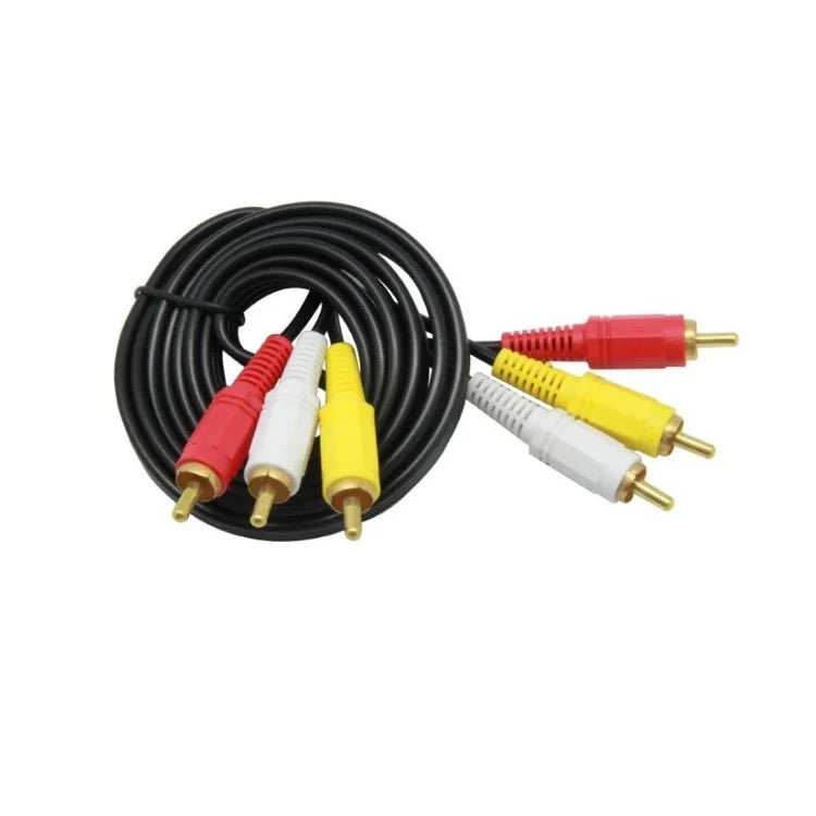 Gold Plated AV Male to Male cord Stereo Audio Video Cable 10M