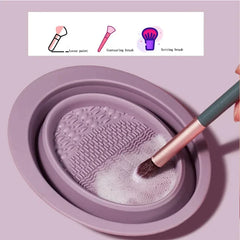 Silicone Foldable Makeup Brush Cleaner 1pc