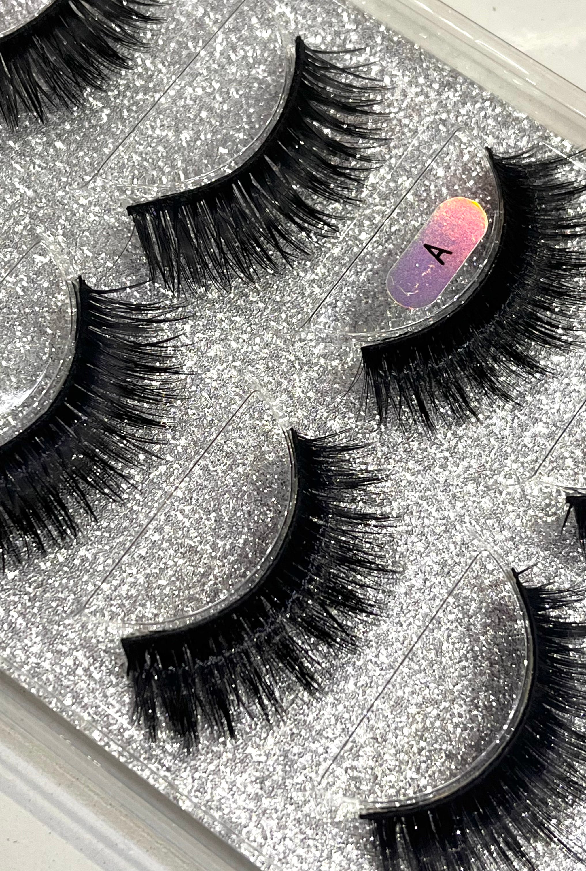 5 pairs false eyelash set random