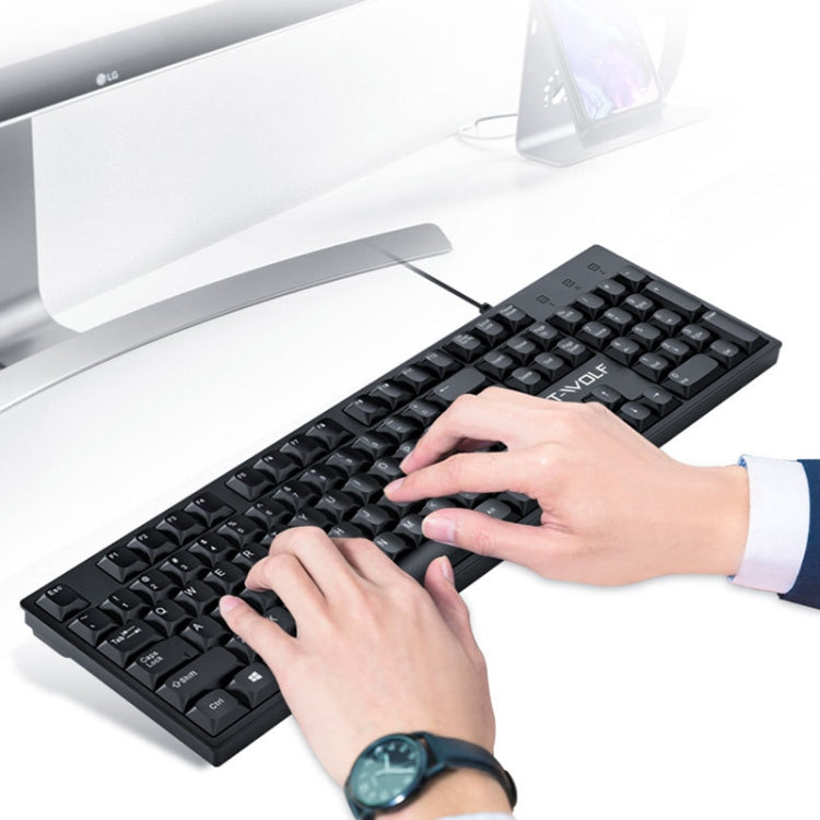 TWOLF T15 105 Keys USB Keyboard