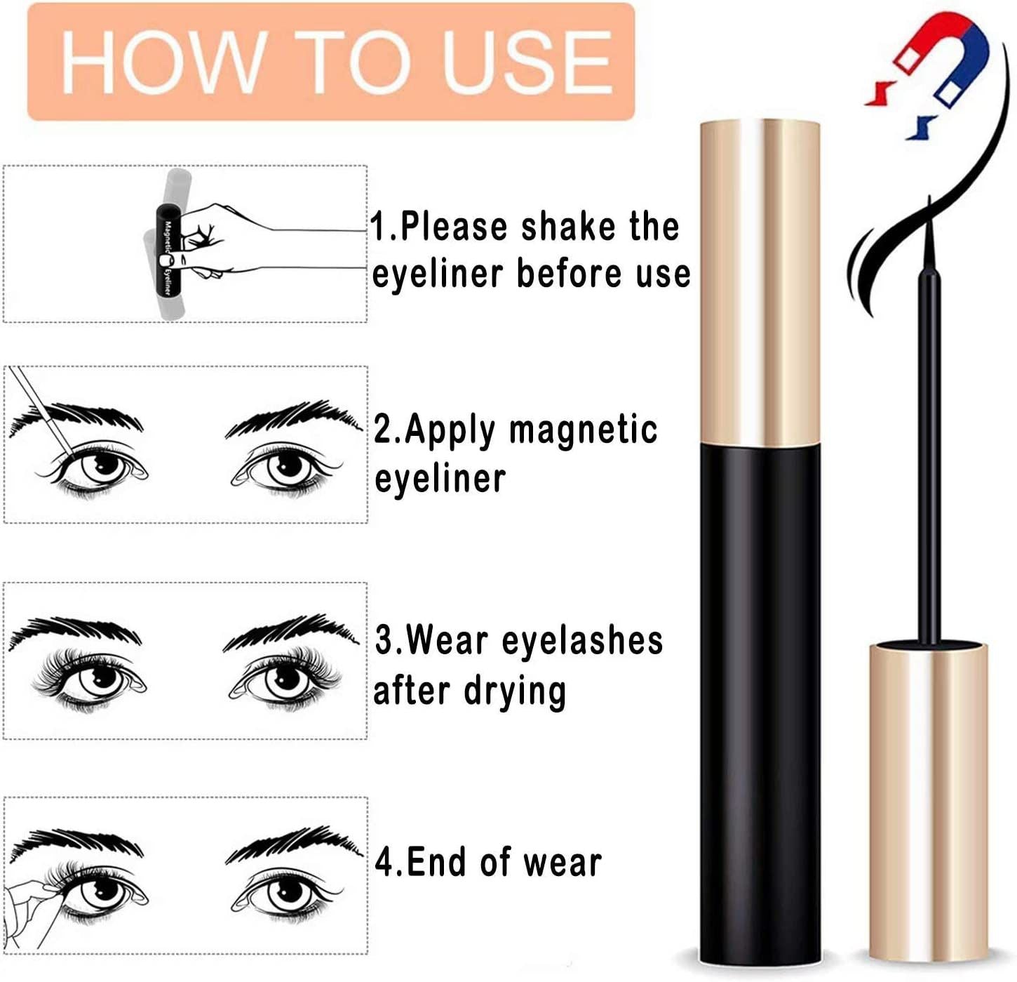 Magnetic Eyeliner and Eyelash Kit