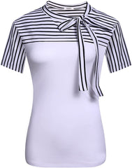 Tie Knot Curve Short Sleeve Top