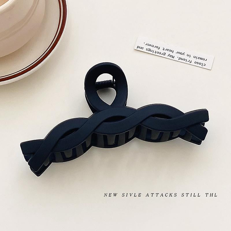 Matte Twist Hair Grip Claw 1pc