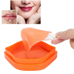 Orange lip mask