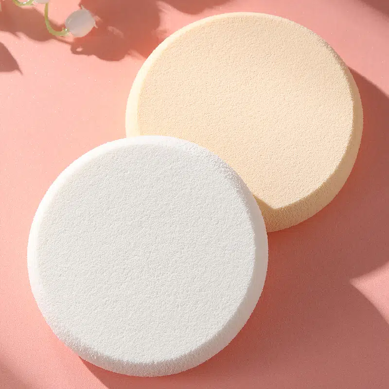 Round flat makeup sponge 2pc