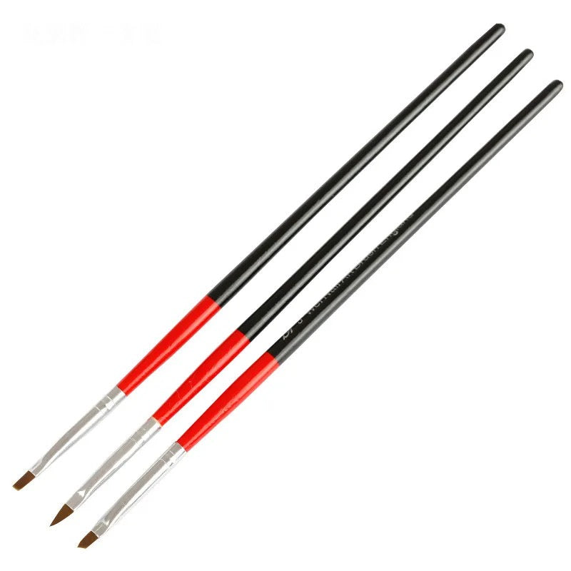 3pc nail art set brush