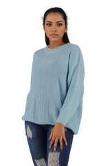 Wool Knitted Long Sleeve Pullover Jersey