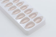 24pcs French fake nails set