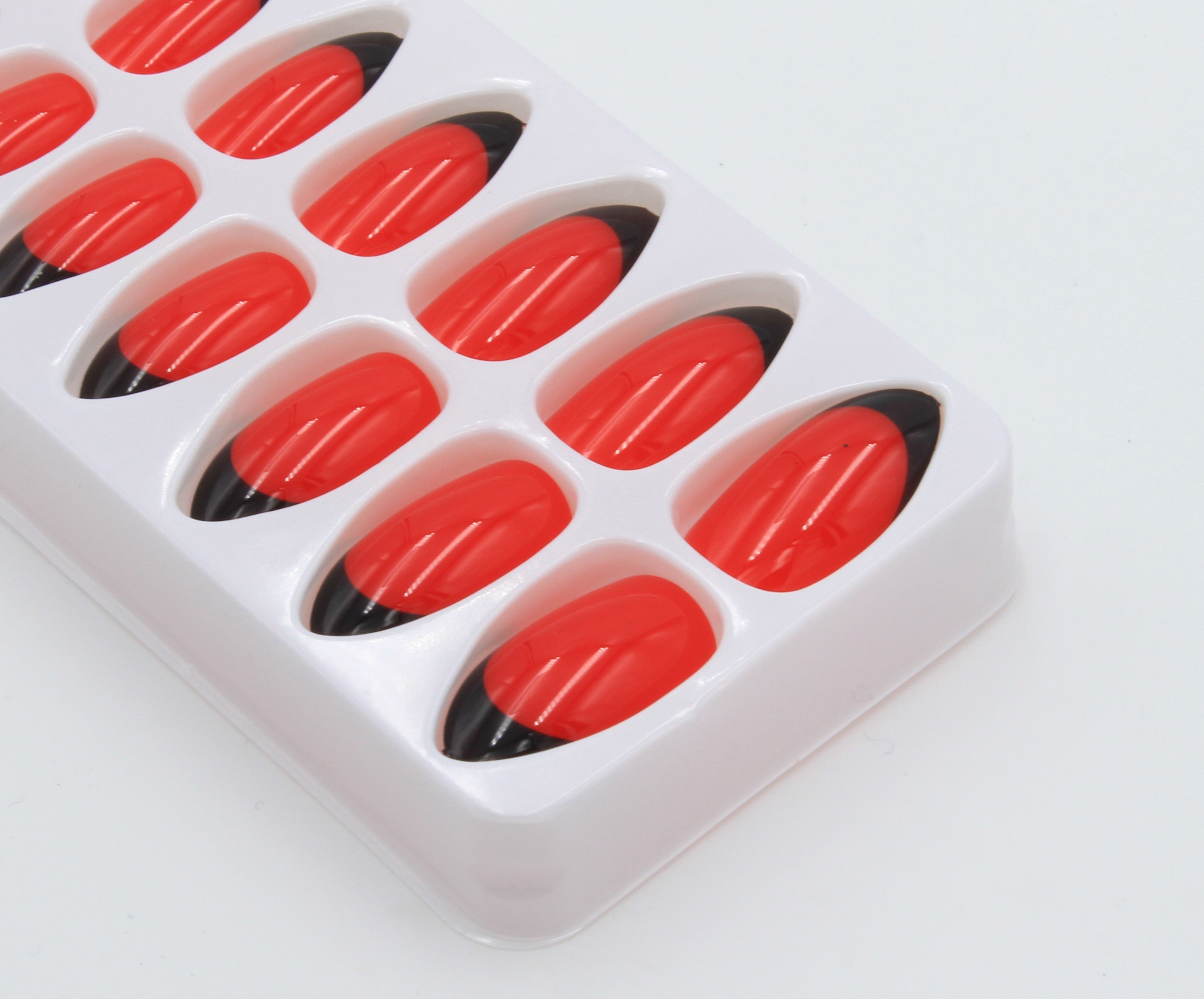 24pcs French fake nails set