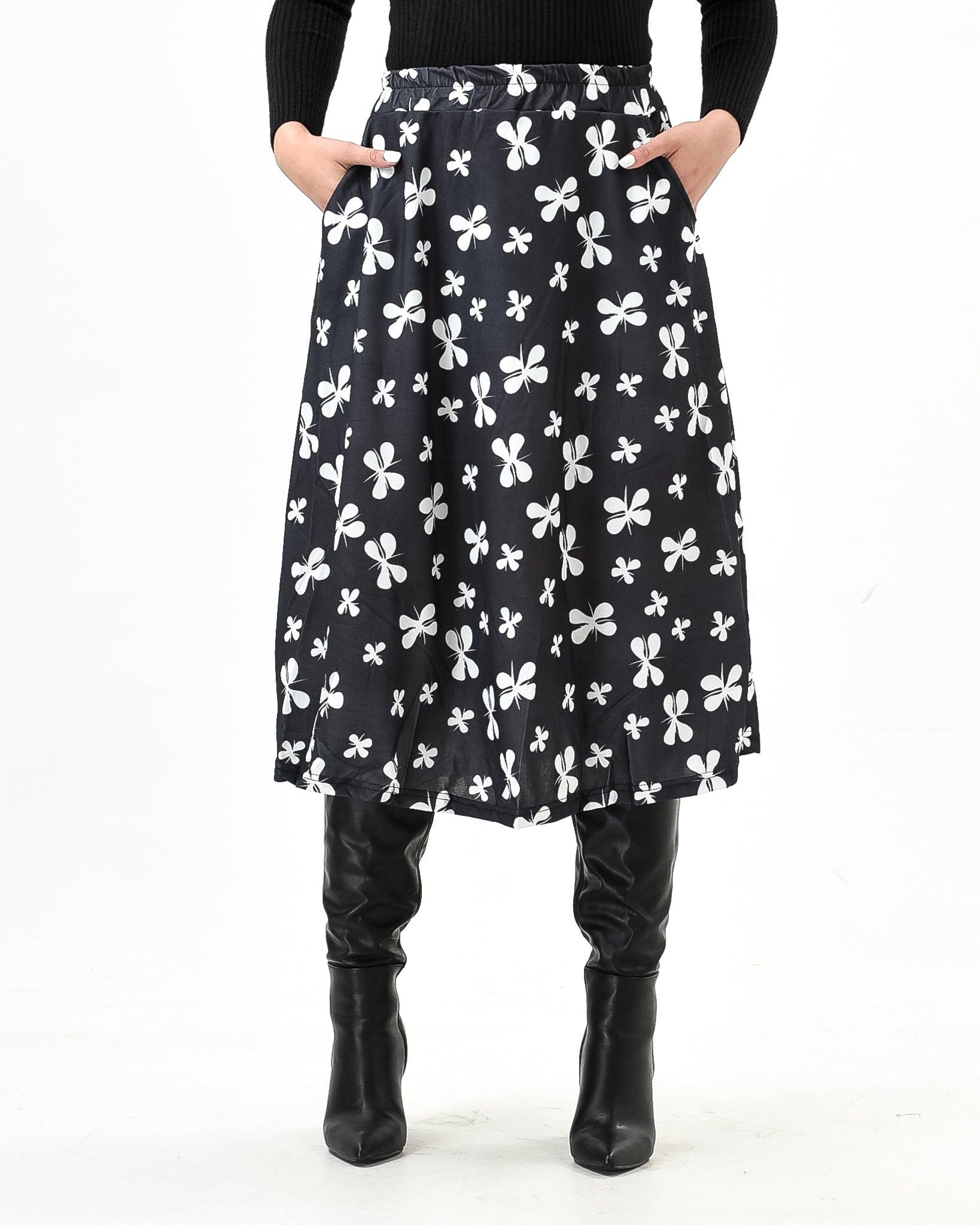 Butterfly Midi Skirt - XD21