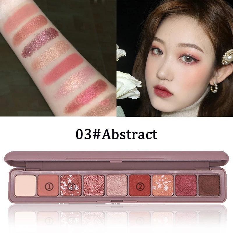 Finger Tip eyeshadow 9 Colour Palette - XD21