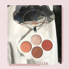 Four-color Eyeshadow Palette Earth Eyeshadow Palette Cosmetics - XD21