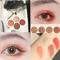 Four-color Eyeshadow Palette Earth Eyeshadow Palette Cosmetics - XD21