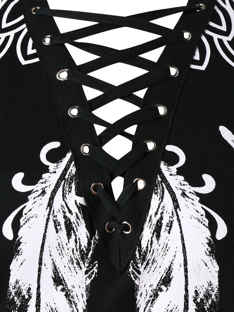 Gothic Graphic Punk T-Shirt - XD21