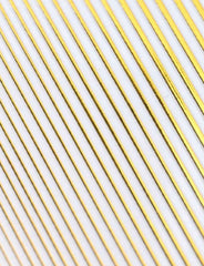 Gold 1sheet Stripe Pattern Nail Art Sticker