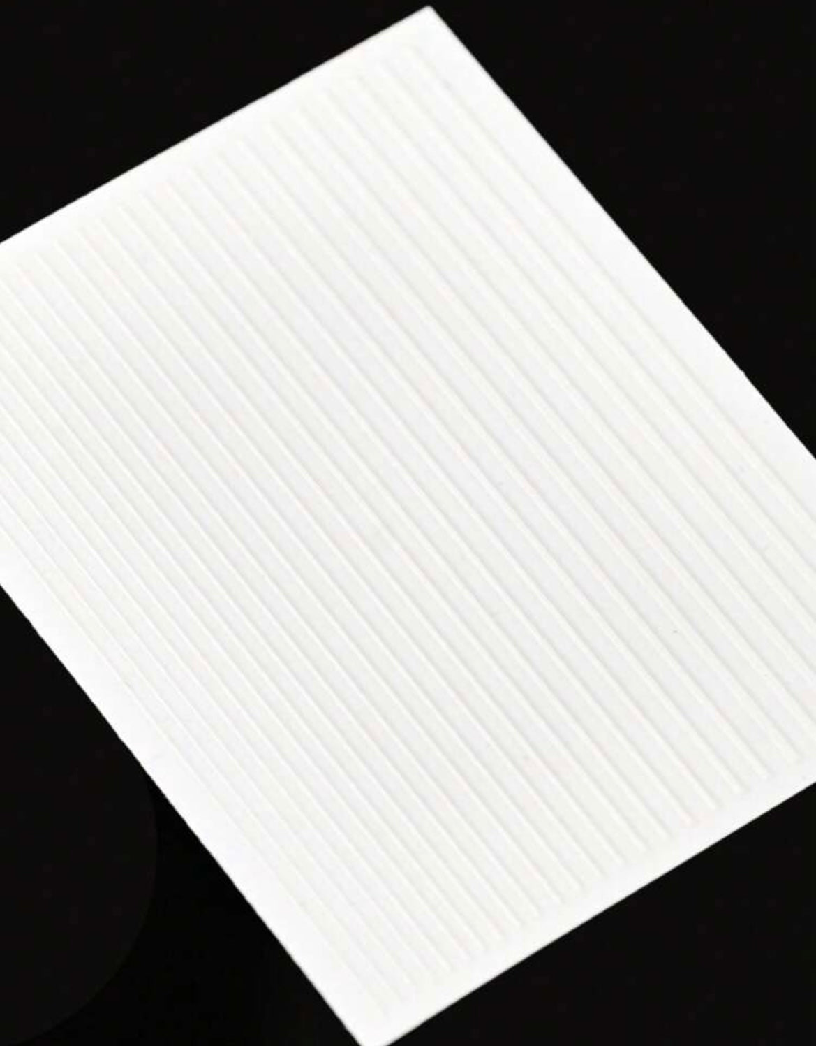 White  1sheet Stripe Pattern Nail Art Sticker
