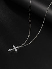 Cubic Zirconia Cross Pendant Necklace