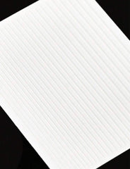 White  1sheet Stripe Pattern Nail Art Sticker