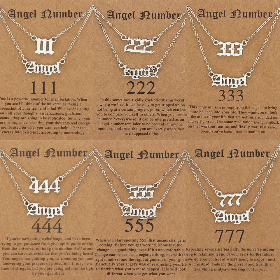 Minimalist Angel Number Necklace 111 - XD21