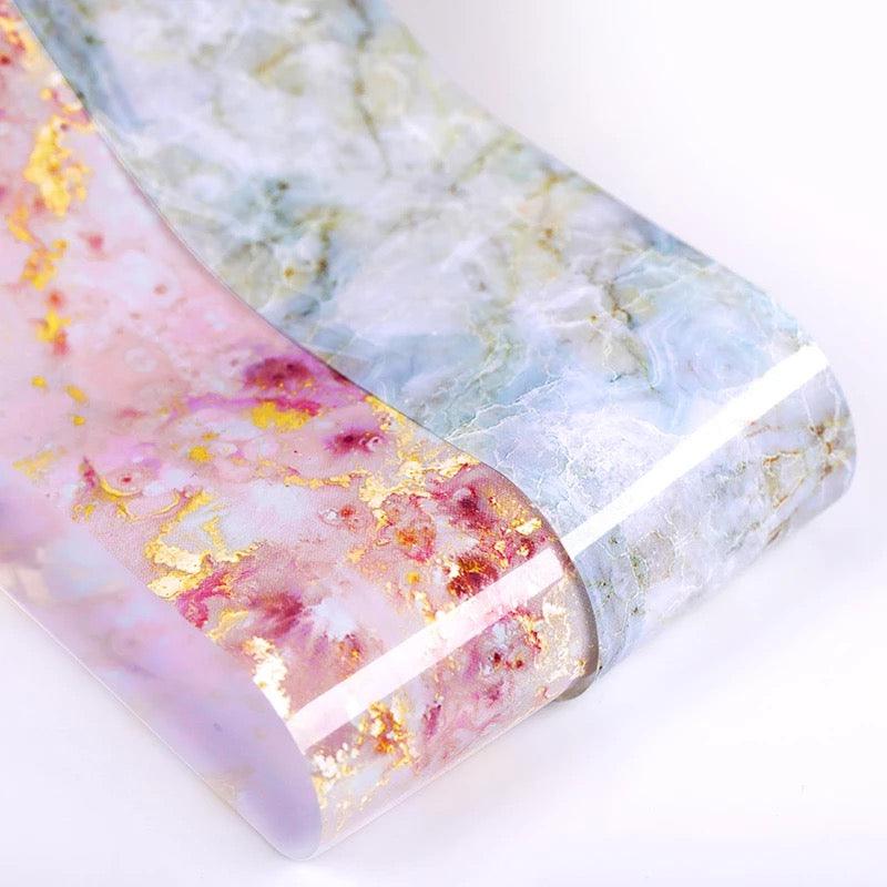 Nail Sticker Marble Pattern Nail Foil Nail Art Transfer Decals - XD21