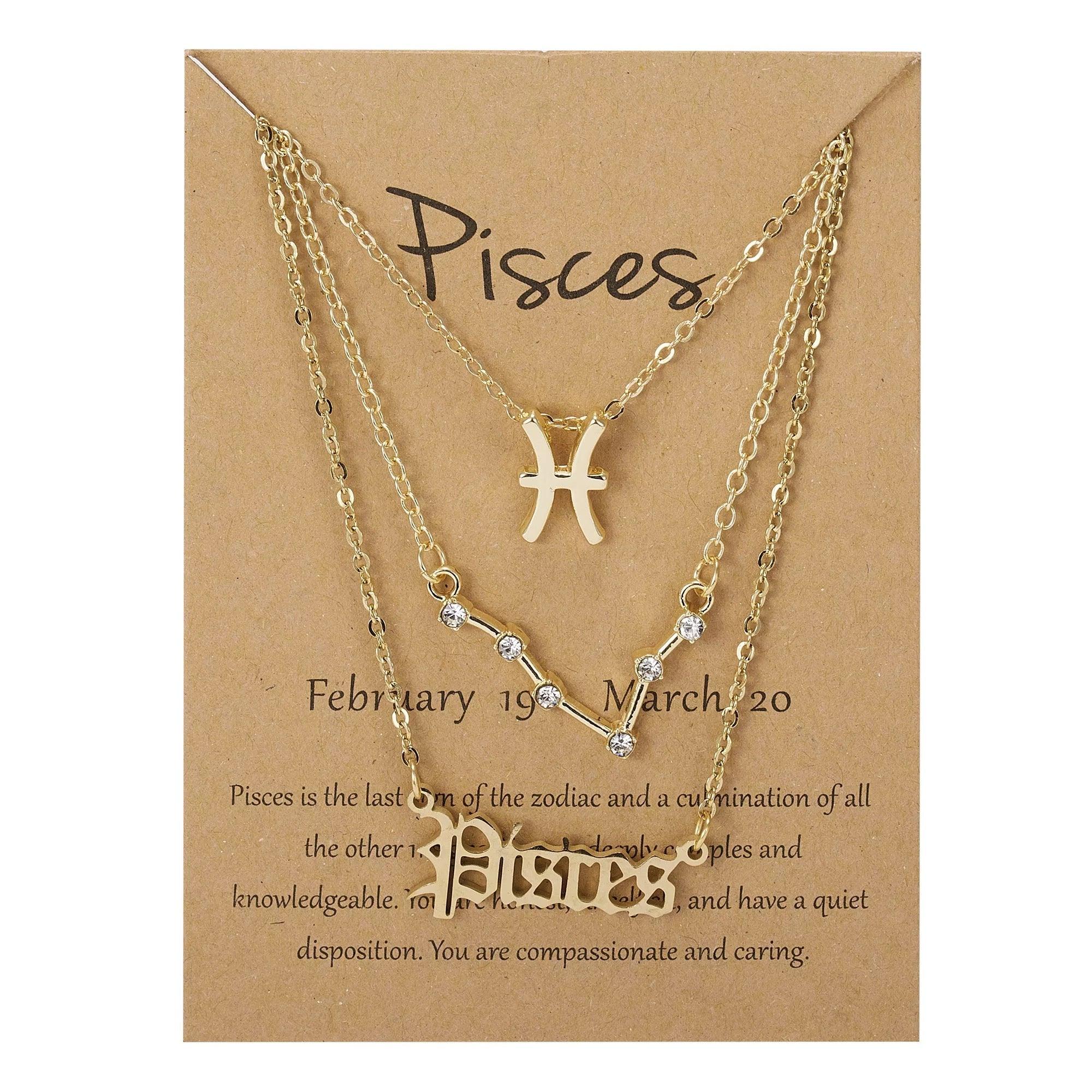 Star sign necklace set - XD21