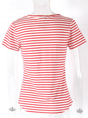 Stripe Short Sleeve T-shirt Ladybug - XD21