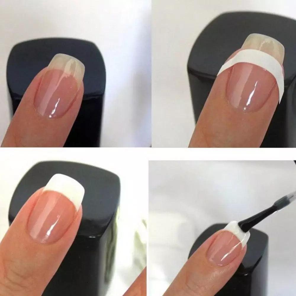 White French Manicure Strip Nail Art Form