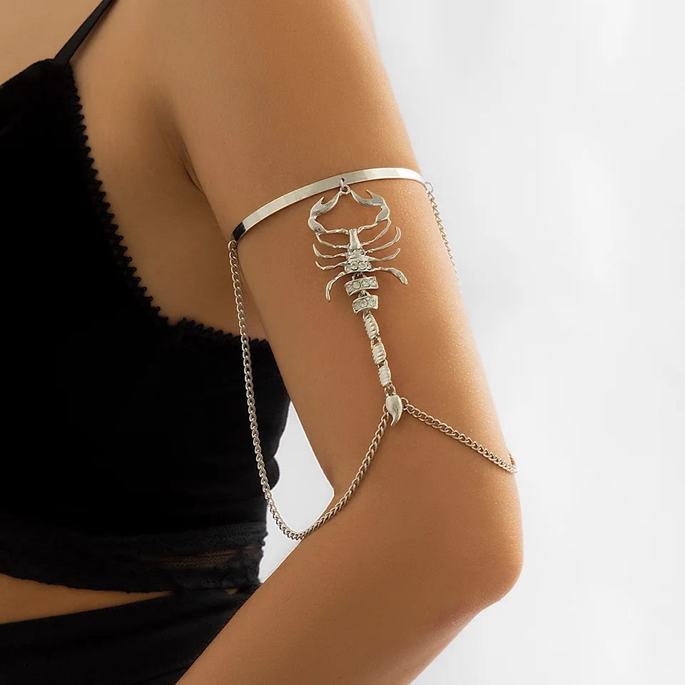 Scorpion Armlet Cuff Upper Arm Chain